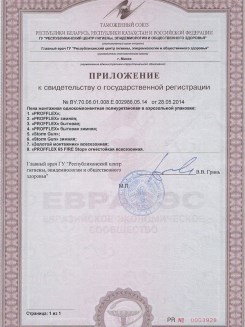 2015.03.25 Каспийск - Приложение к сертификату, Профили поливинилхлоридные системы Rehau.